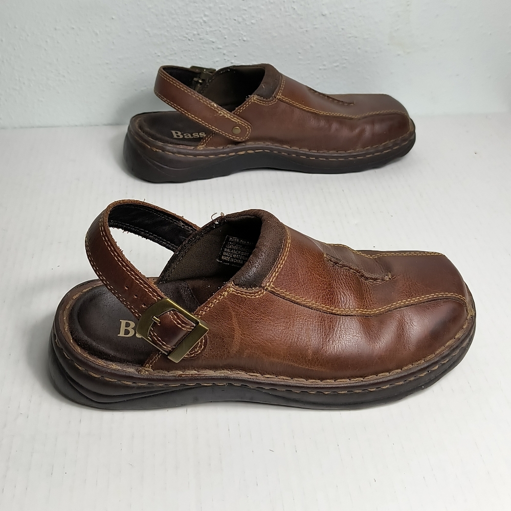 Bass Culdaff 9M Men's Brown Sandals with Comfortable Leather and Sturdy Sole
